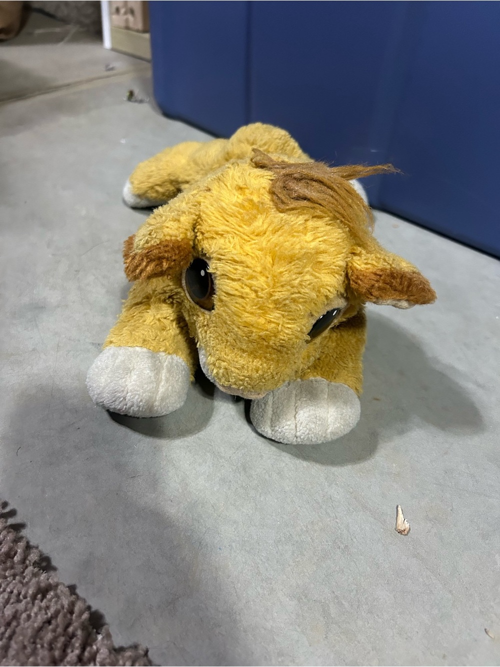 Vintage 1993 The Lion King Floppy Baby Simba Authentic Mattel Disney Plush